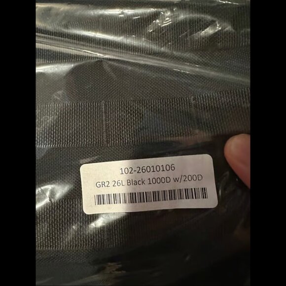 GoRuck GR2 USA 26L Color Black MSRP $405 backpack rucksak NEW military - Picture 2 of 4